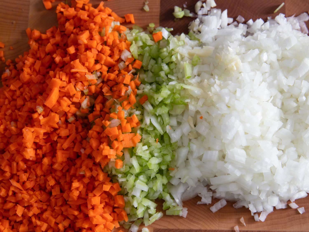Add Chopped Garlic, Onions, and Carrot