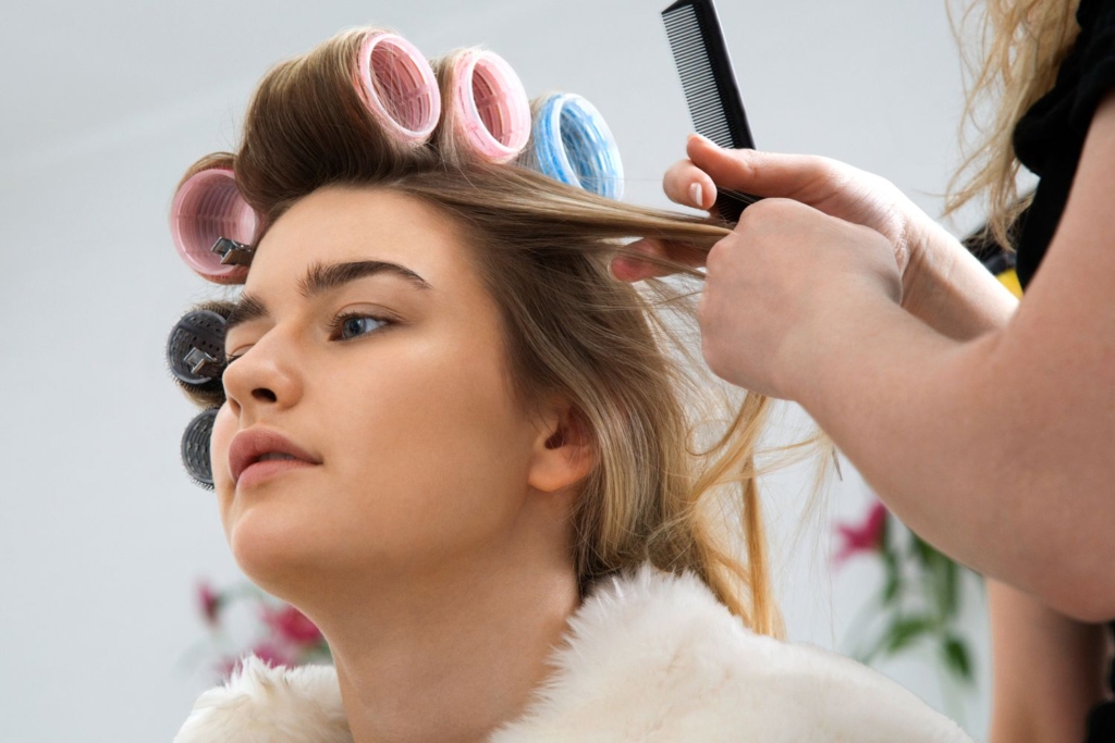 Enhance Volume with Hot Rollers