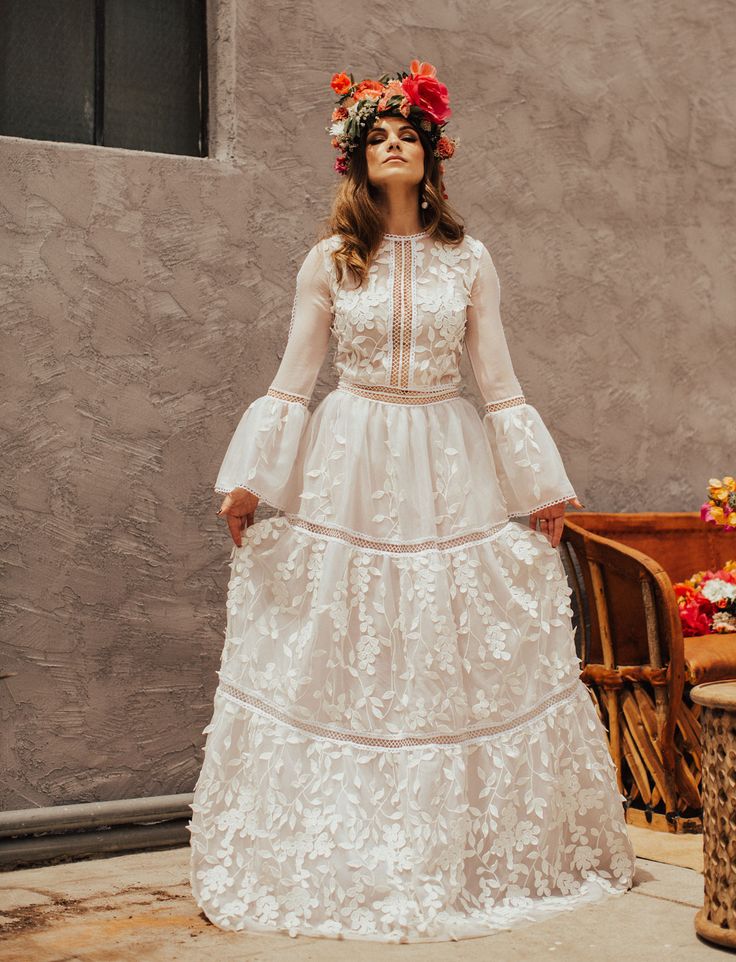  Lace Mexican Bridal Gown