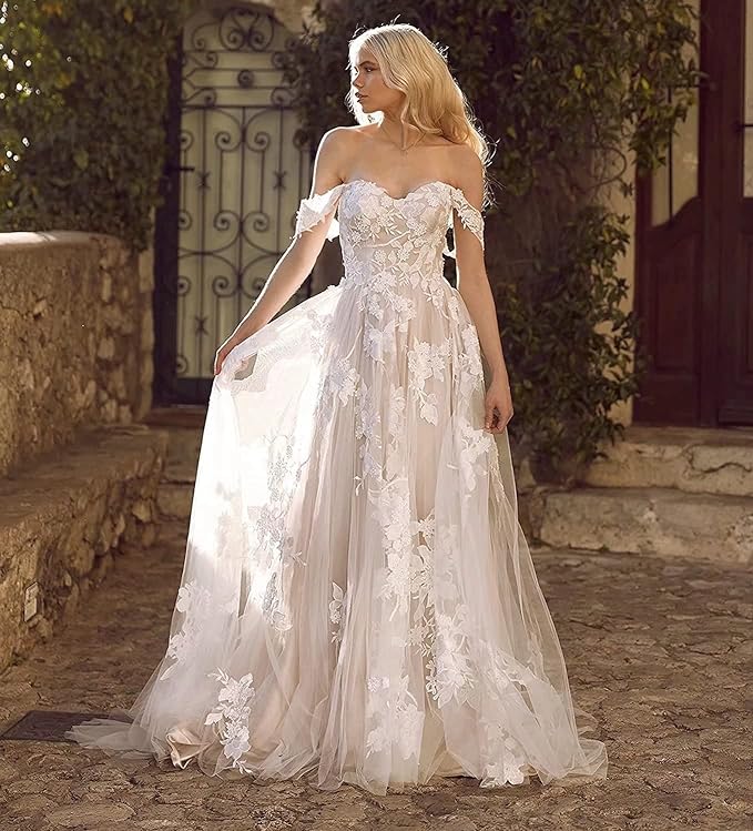Off-the-Shoulder Ball Gown