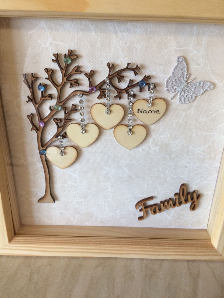 Wooden Frame with Family Name