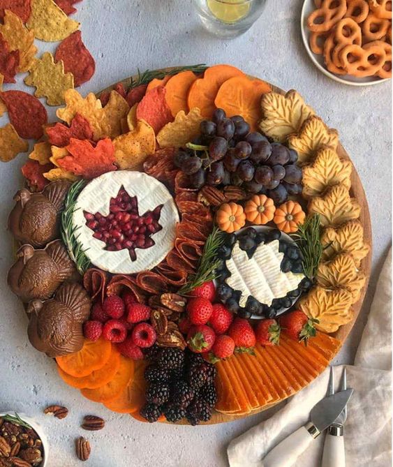 A Rustic Charcuterie Board for Thanksgiving