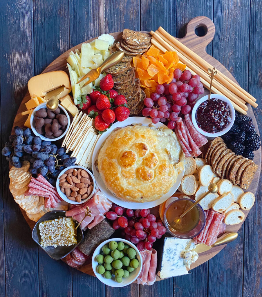 Baked Brie Thanksgiving Charcuterie Board