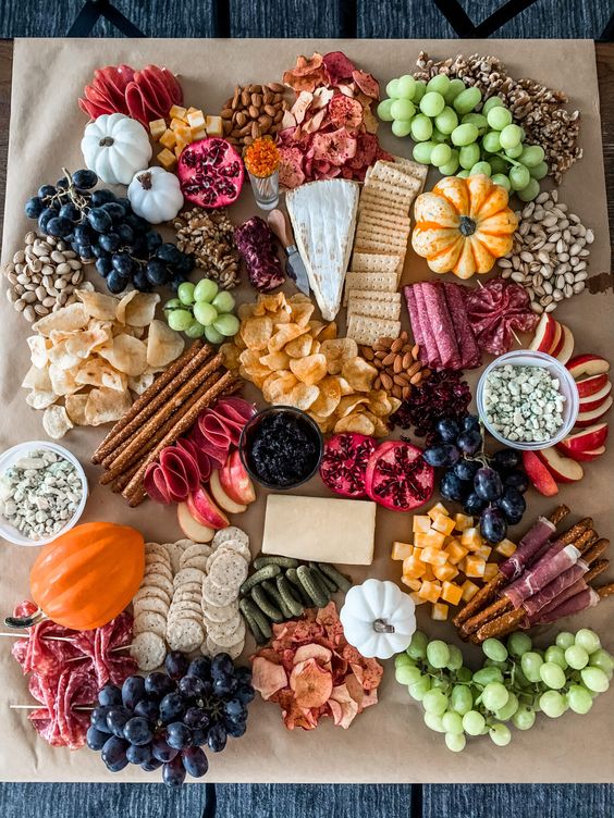 Charcuterie Board for Thanksgiving with a Kick of Spice