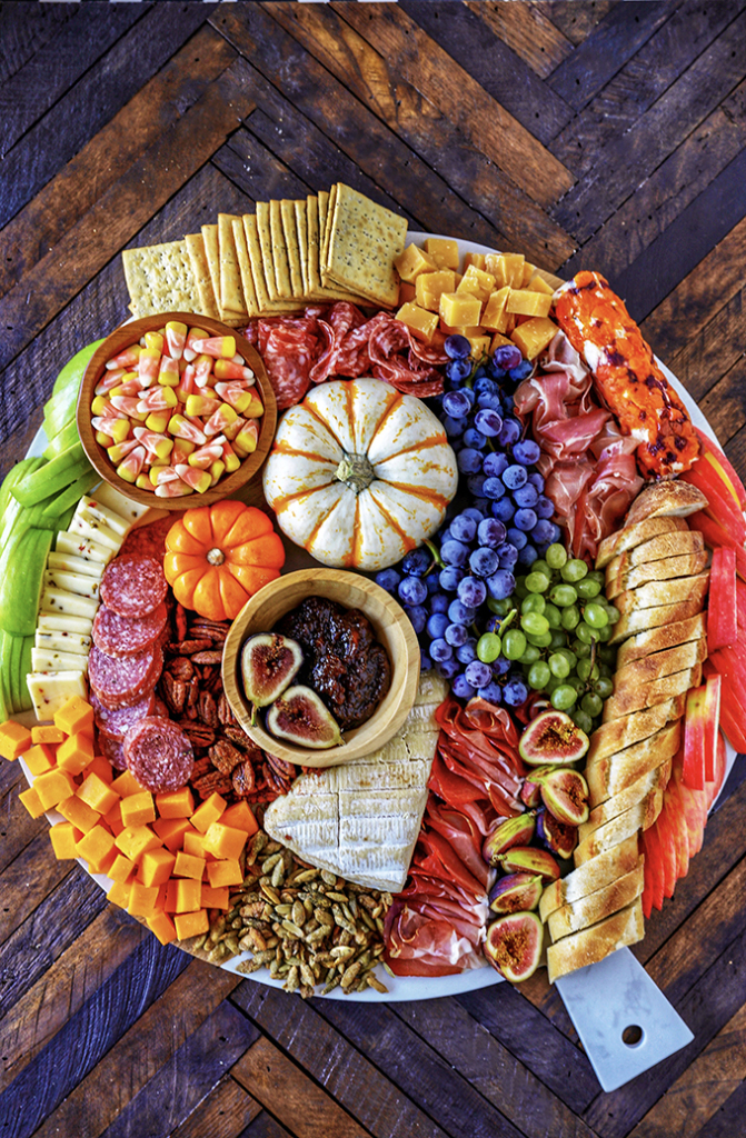 Colourful Thanksgiving Charcuterie Board