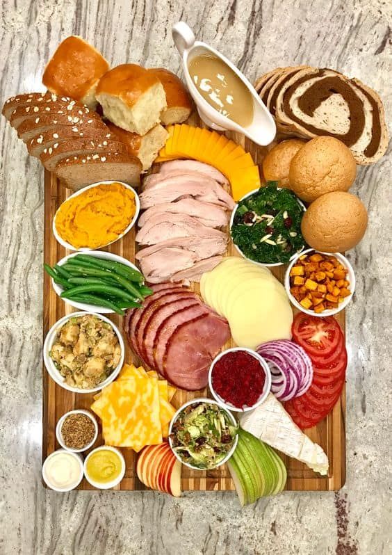 Thanksgiving Leftovers Charcuterie Board