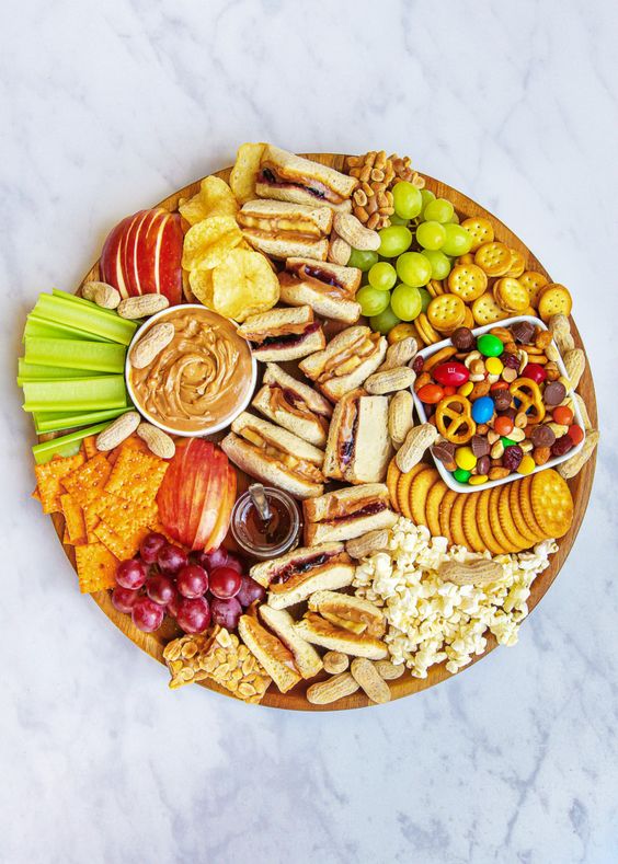 Kids Friendly Charcuterie Board for Thanksgiving