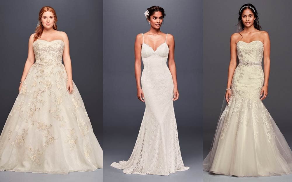 15 Best Wedding Dresses for Broad Shoulders - Rear Of The Year