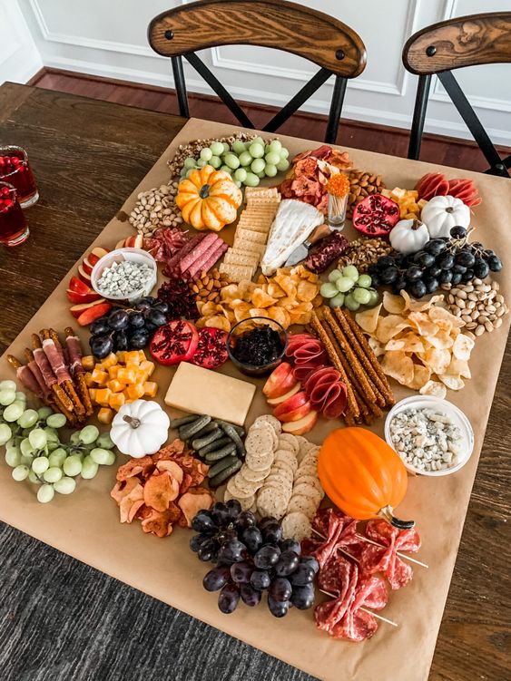 The Traditional Charcuterie Board for Thanksgiving