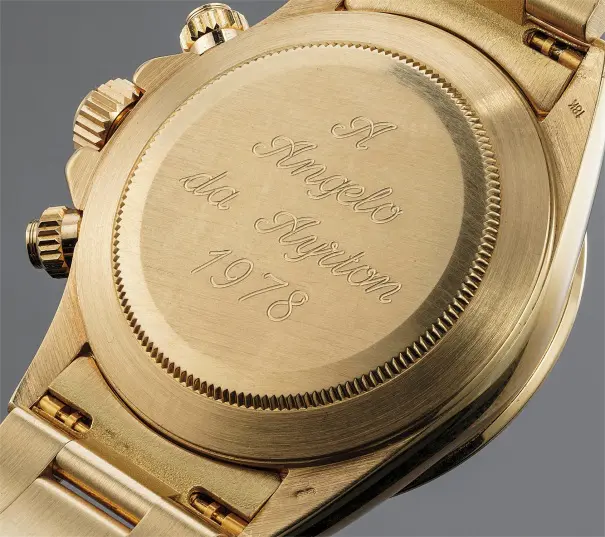 Watch (A Watch with Custom Engraving)