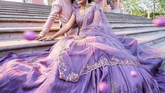 20 of the Best Lavender Wedding Dress Ideas