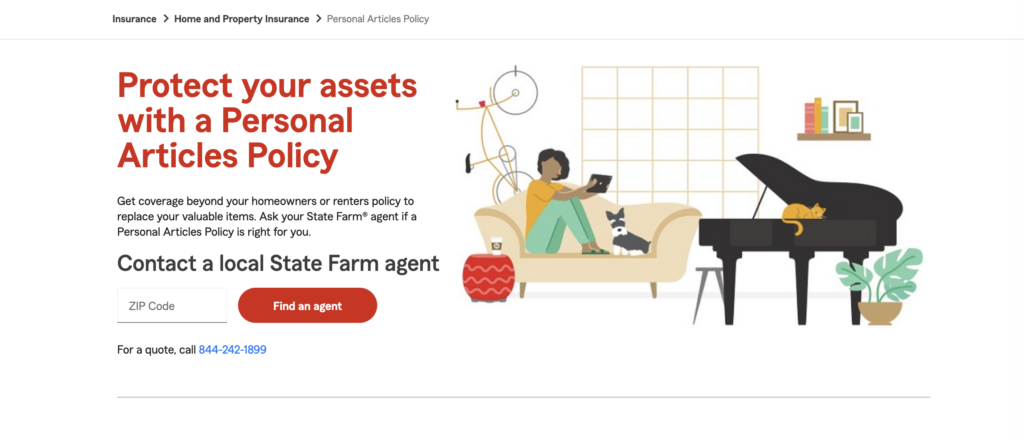 Personal Articles Policy by State Farm