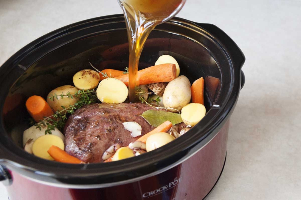 Slow Cooker Pot Roast For Two