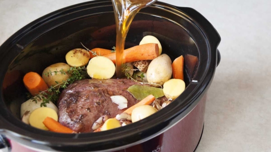 Slow Cooker Pot Roast For Two